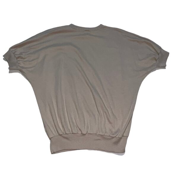 Vintage 90s Tiger Family Glitter Graphic Short Sleeve Sweatshirt Tan Small - Picture 9 of 10